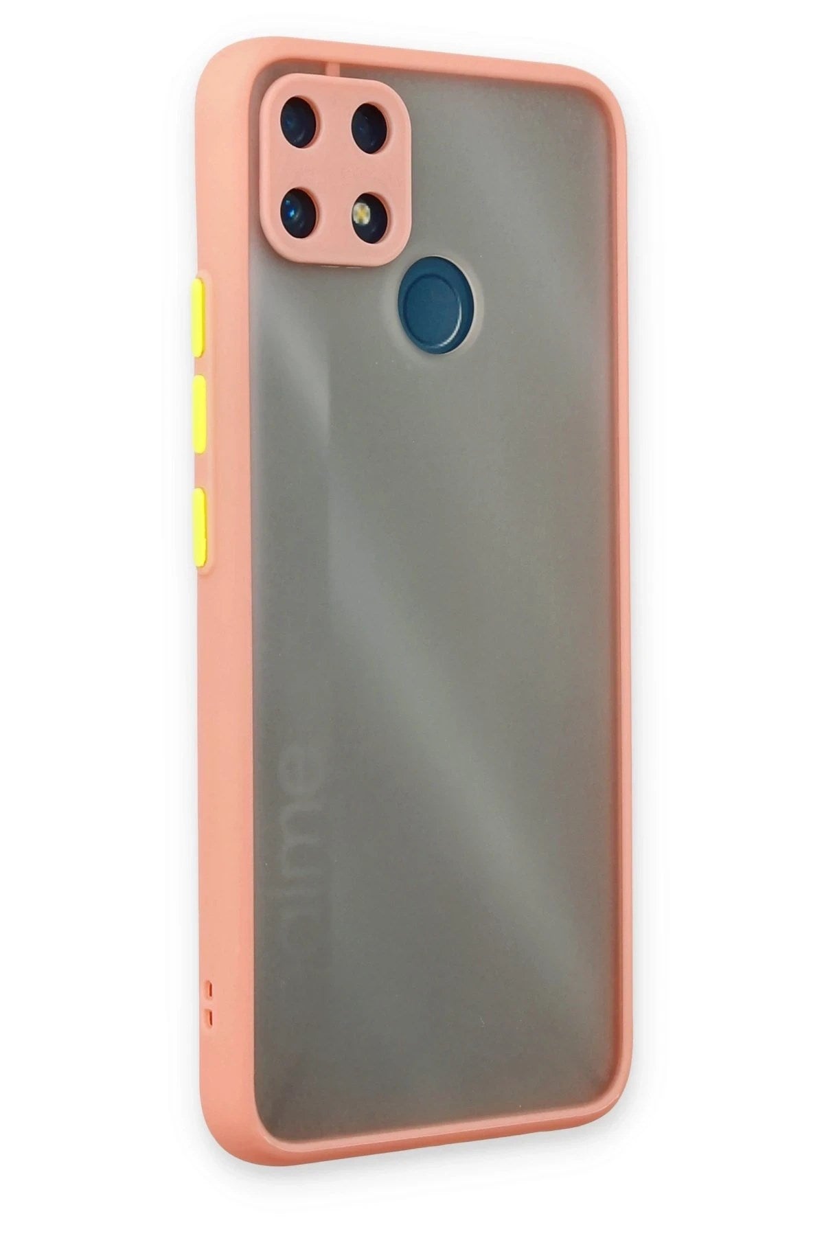 Mey İthalat® Realme C25 Kılıf Montreal Silikon Kapak - Pembe