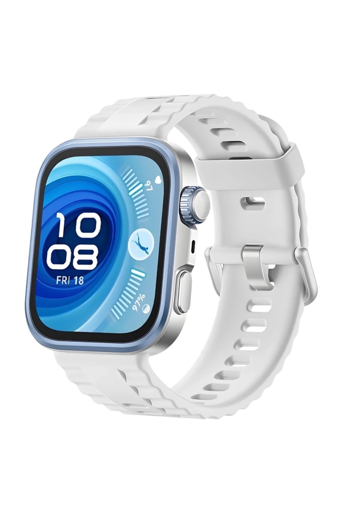 Mey İthalat® Huawei Fit 4 Nova Silikon Kordon - Beyaz