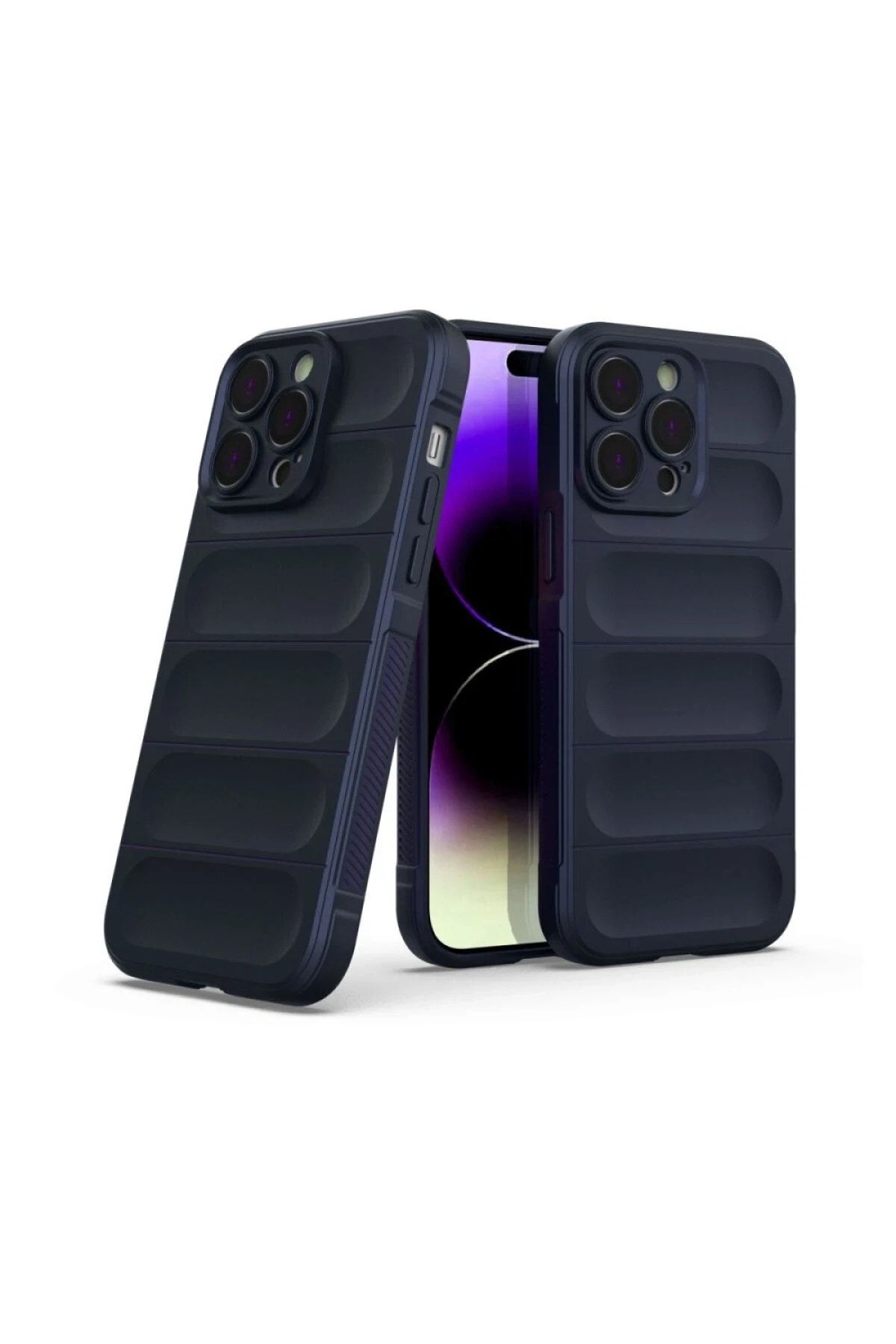 Mey İthalat® iPhone 16 Pro Max Kılıf Optimum Silikon - Lacivert