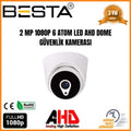 2 MP 1080P 6 ATOM LED Dome AHD Güvenlik Kamerası 50 Adet Koli
