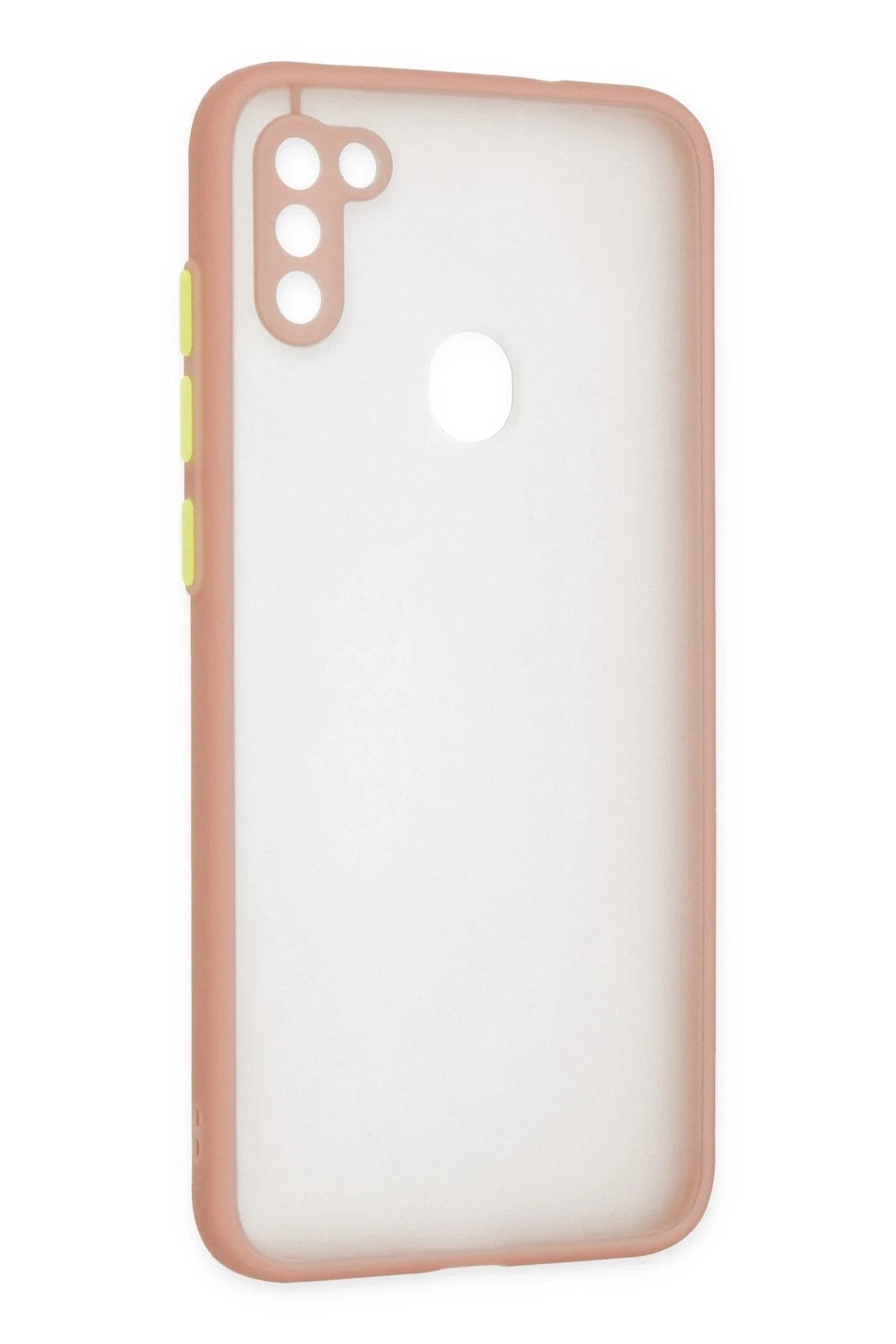 Mey İthalat® Samsung Galaxy A11 Kılıf Montreal Silikon Kapak - Pembe