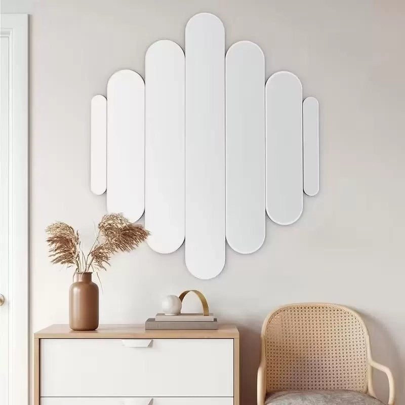 Mey İthalat® 40x40 cm Kırılmaz Pleksi Dekoratif Duvar Aynası - Modern Tasarım 1. Sınıf Akrilik Ayna