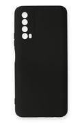 Mey İthalat® Huawei P Smart 2021 Kılıf Nano içi Kadife Silikon - Siyah