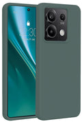 Mey İthalat® Redmi Note 13 Pro 4G Kılıf First Silikon - Koyu Yeşil