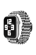 Mey İthalat® Watch 38mm Star Kordon - Zigzag Siyah-Beyaz
