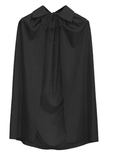 Mey İthalat® Siyah Renk Yakalı Çocuk Pelerin 90 cm