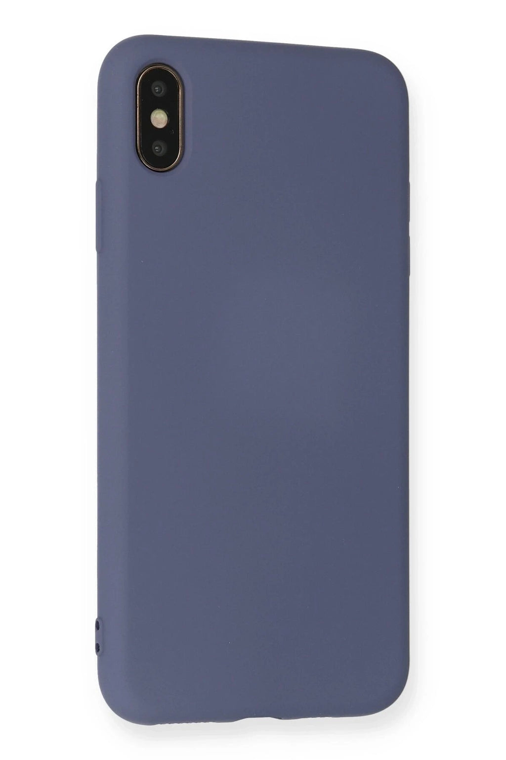 Mey İthalat® iPhone XS Max Kılıf Nano içi Kadife Silikon - Gri