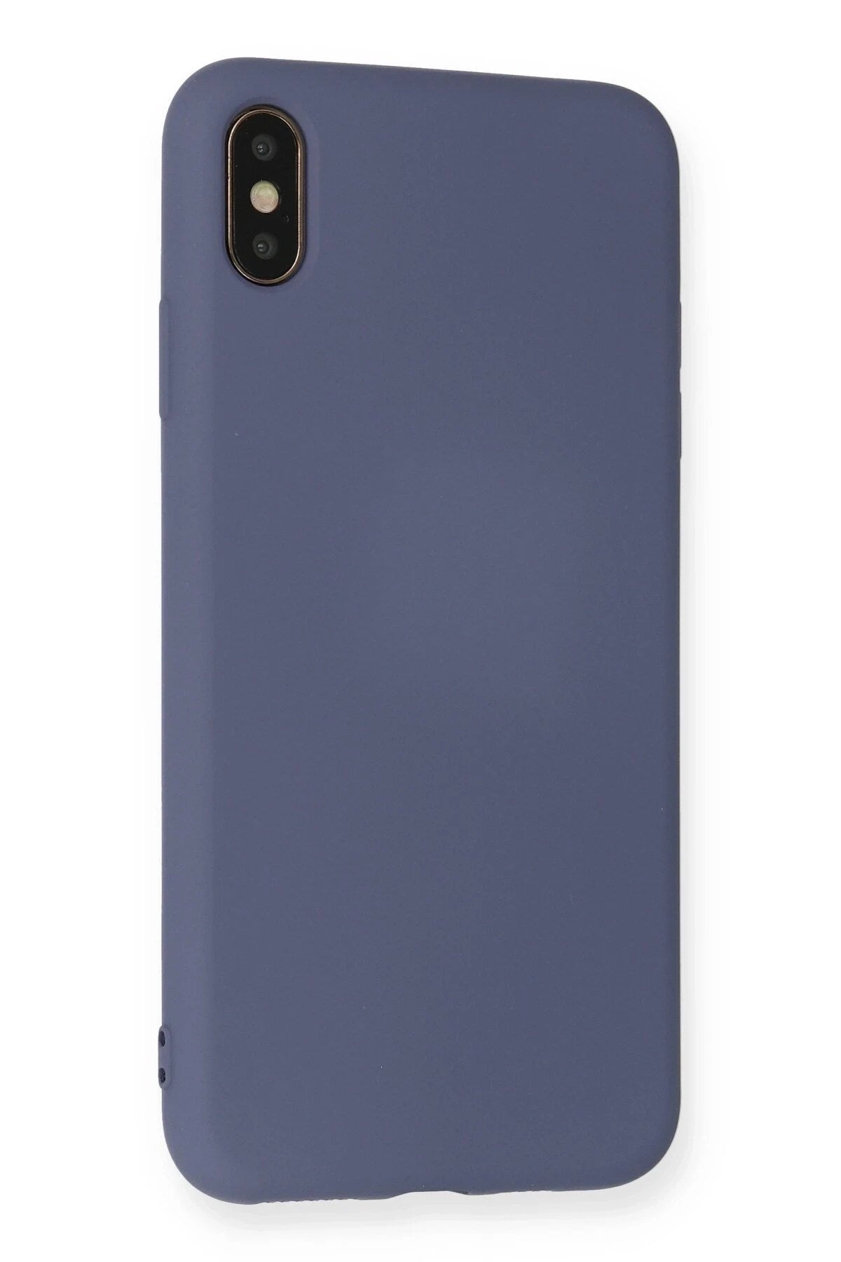 Mey İthalat® iPhone XS Max Kılıf Nano içi Kadife Silikon - Gri