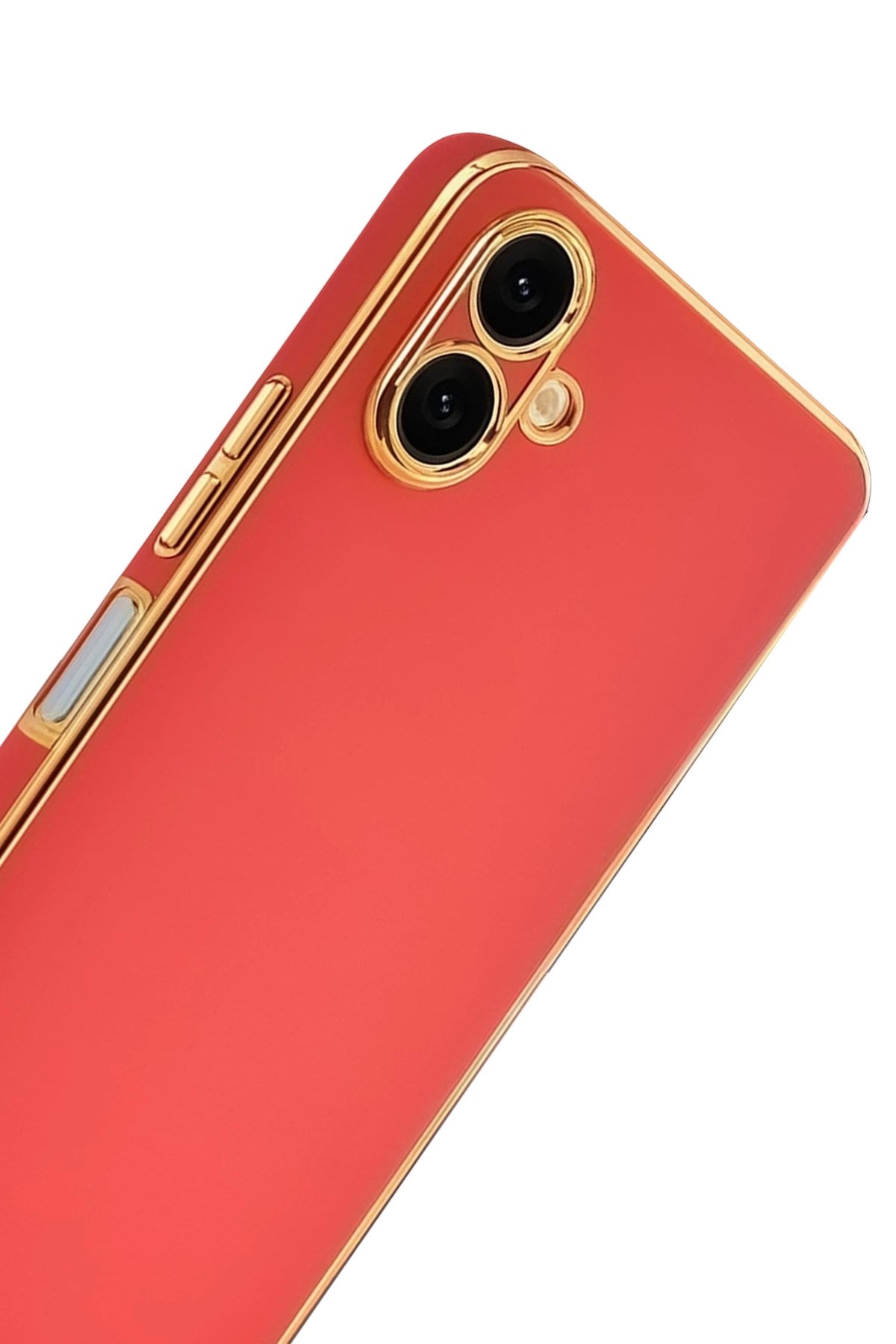 Mey İthalat® Samsung Galaxy A07 4G Volet Silikon - Kırmızı