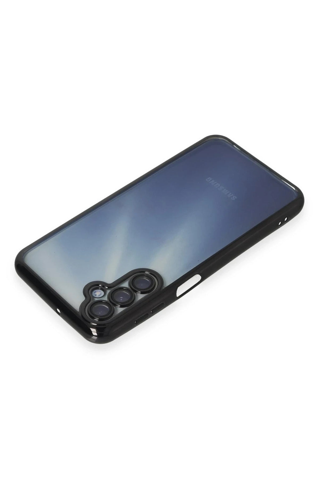 Mey İthalat® Samsung Galaxy A15 4G Kılıf Lensli Silikon - Siyah