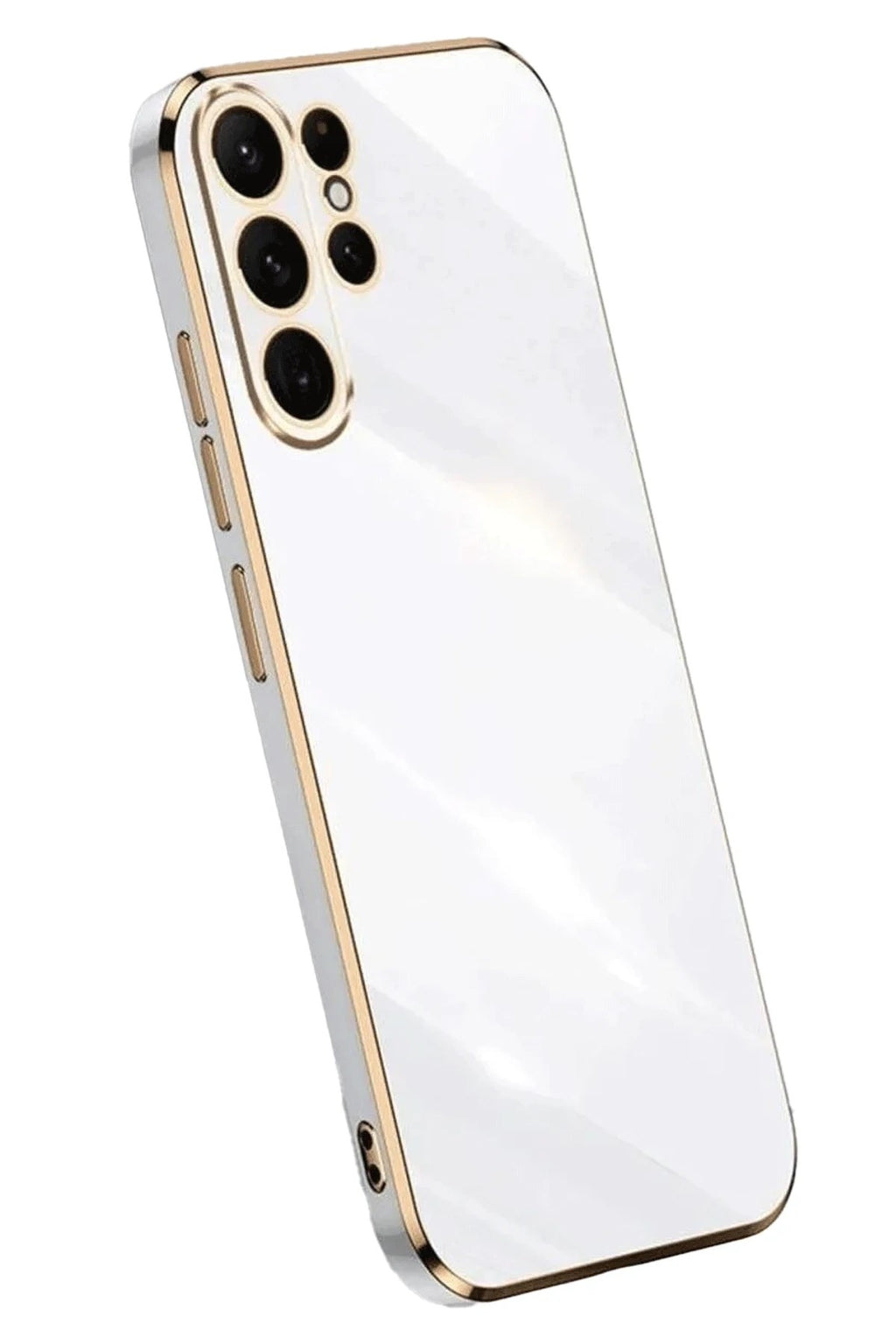 Mey İthalat® Samsung Galaxy S24 Ultra Kılıf Volet Silikon - Beyaz