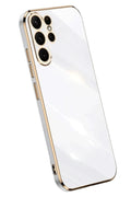 Mey İthalat® Samsung Galaxy S24 Ultra Kılıf Volet Silikon - Beyaz