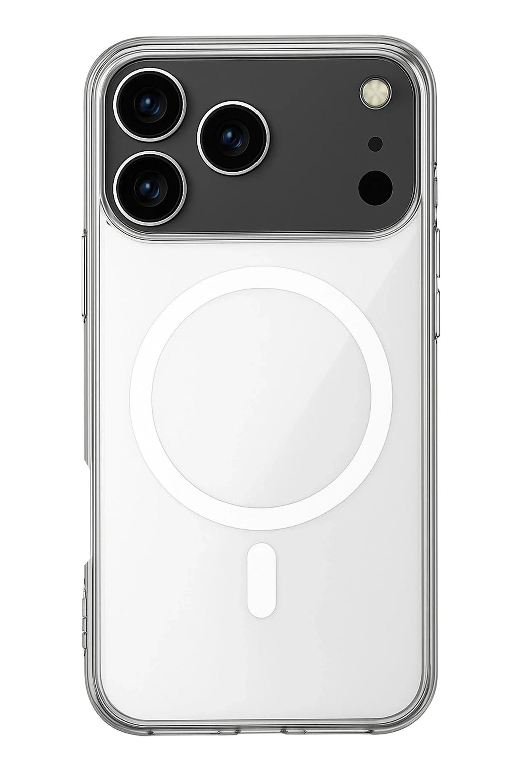Mey İthalat® iPhone 17 Pro Max Kılıf Magneticsafe Şeffaf Silikon - Şeffaf