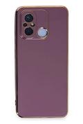 Mey İthalat® Redmi 12C Kılıf Volet Silikon - Mor
