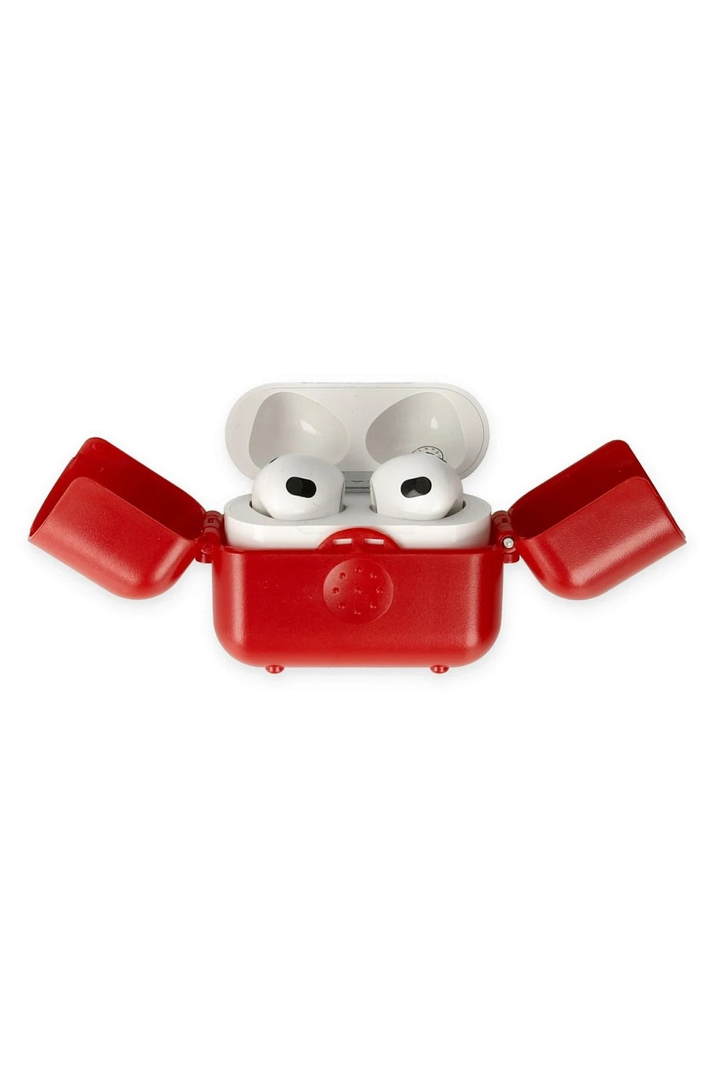 Mey İthalat® Airpods 3 (3.nesil) Basmalı Kılıf - Kırmızı