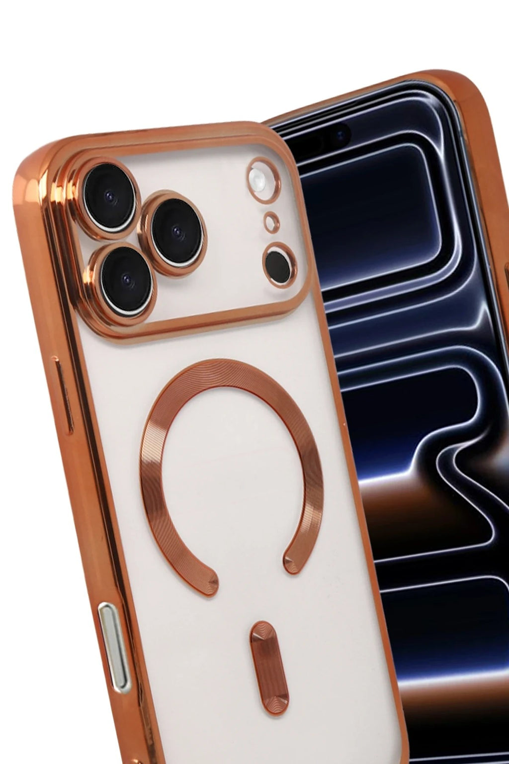 Mey İthalat® iPhone 17 Pro Kross Magneticsafe Kapak - Turuncu