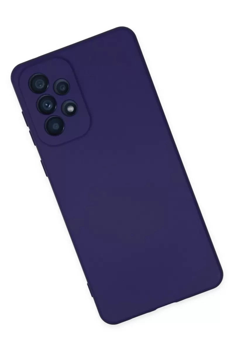 Mey İthalat® Samsung Galaxy A23 4G Kılıf Nano içi Kadife Silikon - Mor
