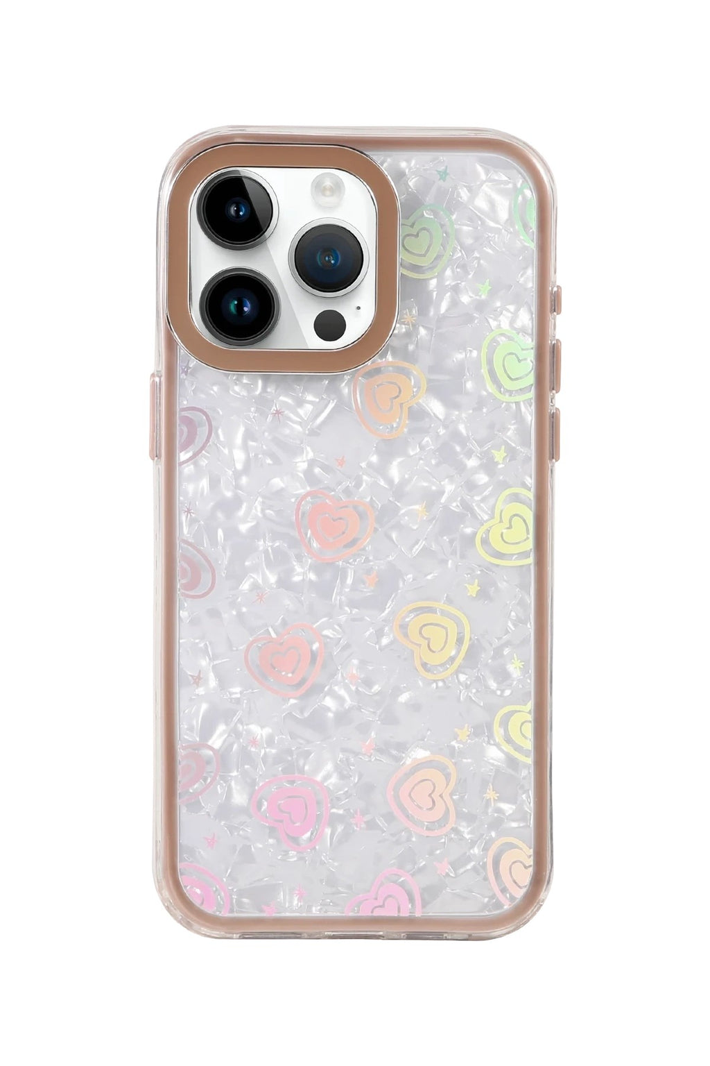 Mey İthalat® iPhone 16 Pro Max Lumi Desenli Kapak - Çöl Titanyum