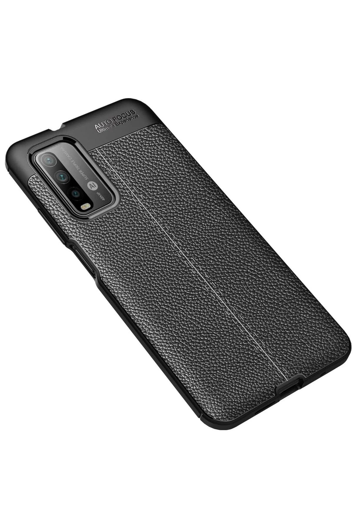 Mey İthalat® Redmi 9T Kılıf Auto Focus Kapak - Siyah
