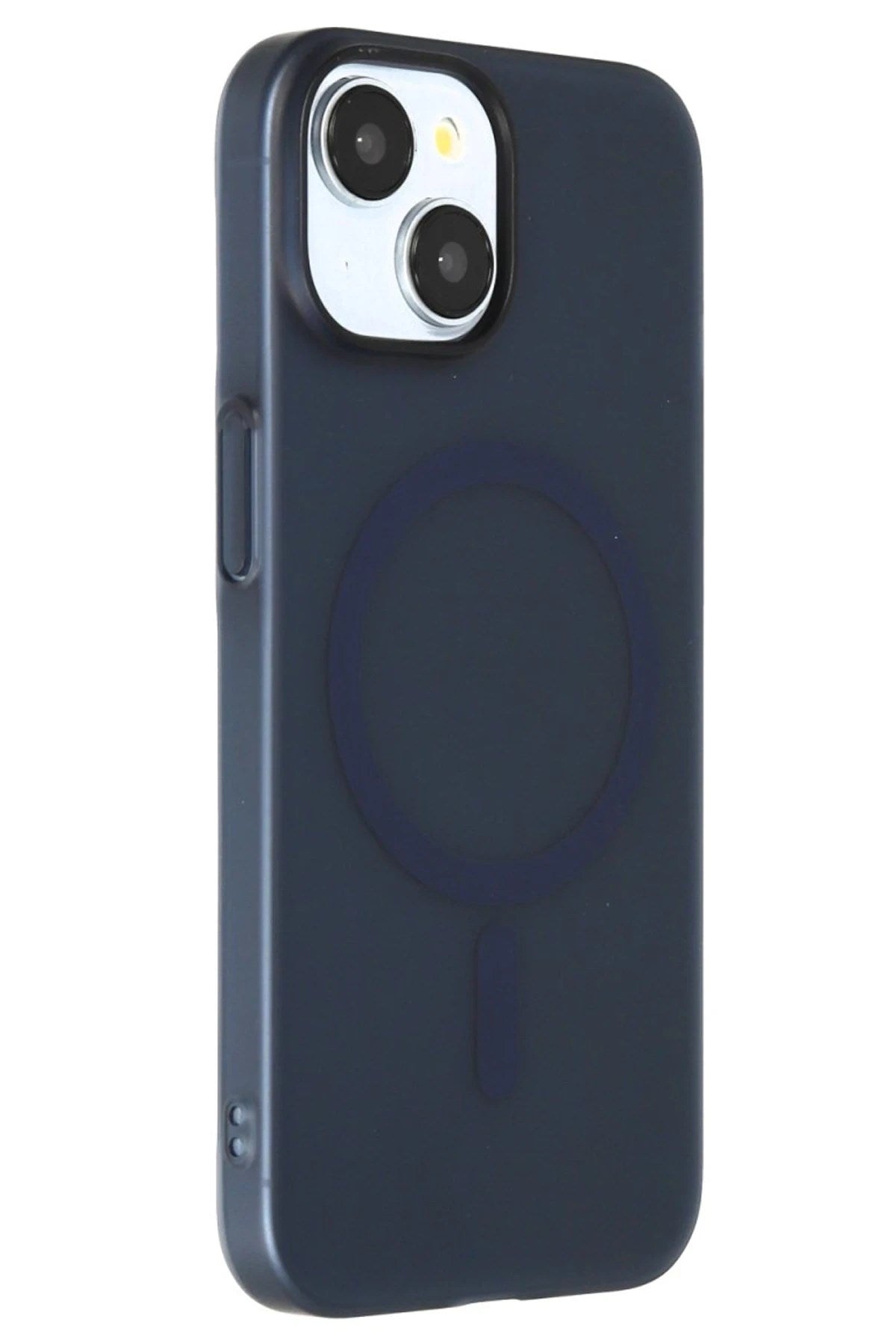 Mey İthalat® iPhone 15 Plus Tuna PC Slim Magsafe Kapak - Lacivert