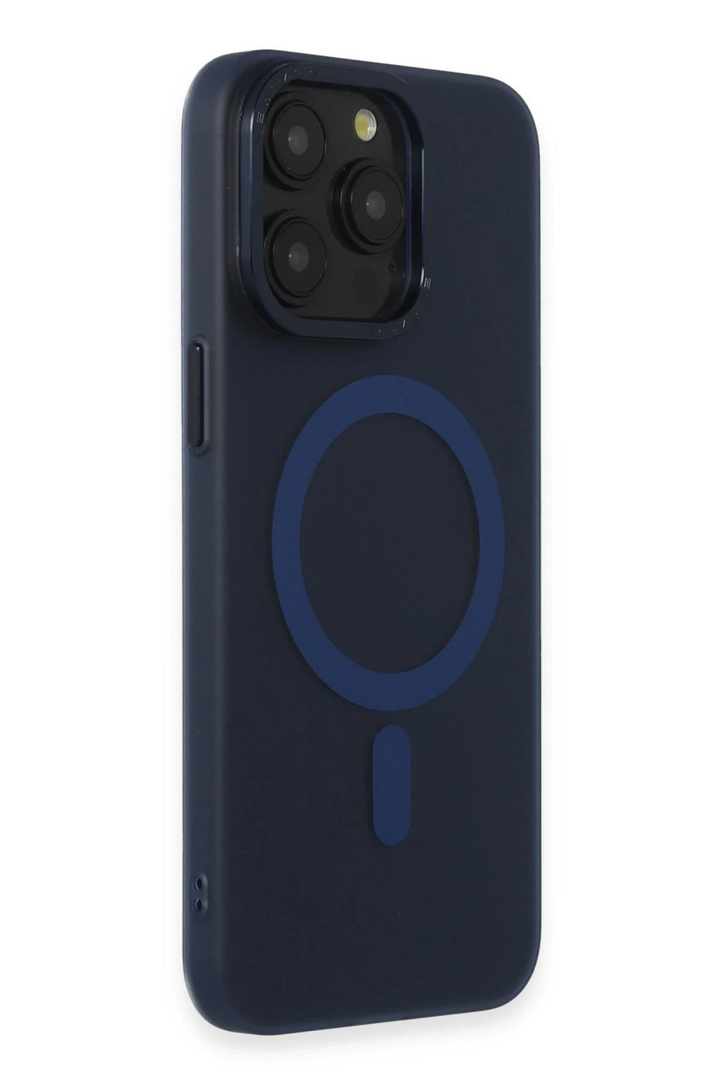 Mey İthalat® iPhone 15 Pro Max Kılıf Lodos Magneticsafe Mat Kapak - Mavi