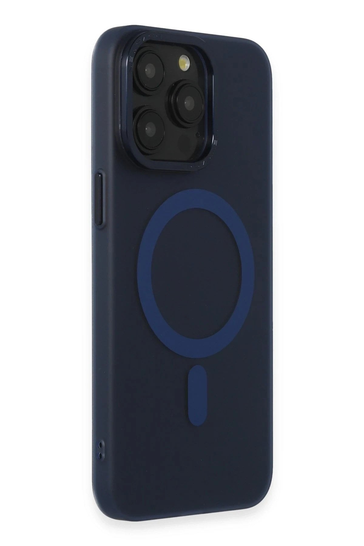 Mey İthalat® iPhone 15 Pro Max Kılıf Lodos Magneticsafe Mat Kapak - Mavi
