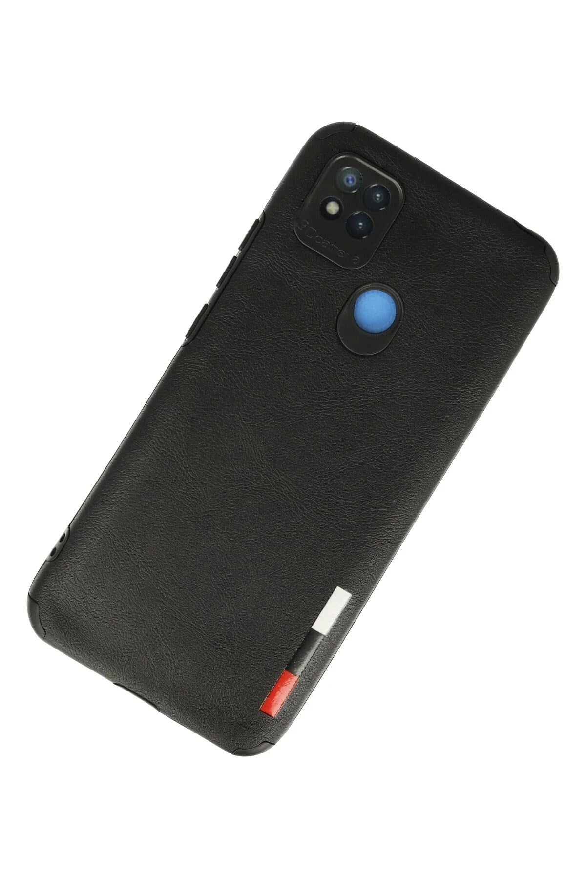 Mey İthalat® Redmi 9C Kılıf Loop Deri Silikon - Siyah