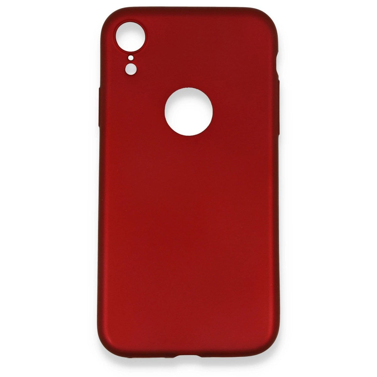 Mey İthalat® iPhone XR Kılıf First Silikon - Bordo