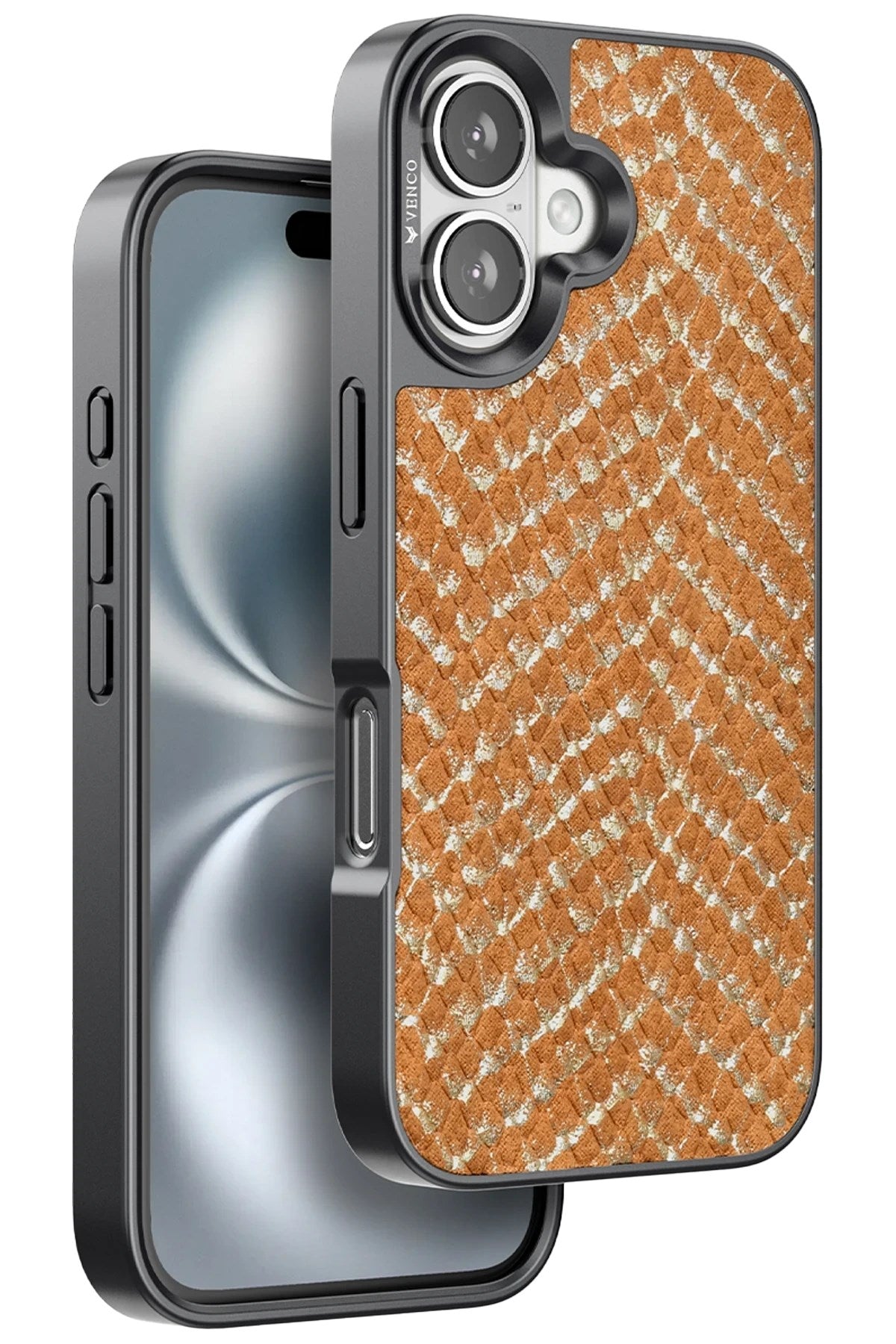 Mey İthalat® iPhone 16 Viper Kapak - Kahverengi