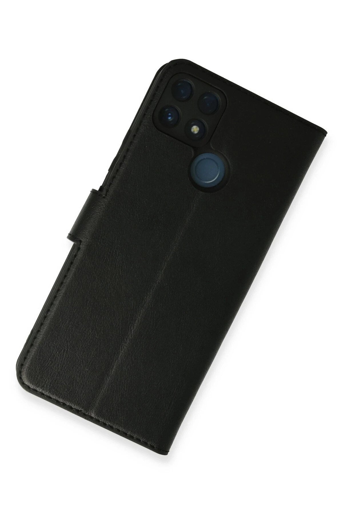 Mey İthalat® Realme C25 Kılıf Trend S Plus Kapaklı Kılıf - Siyah