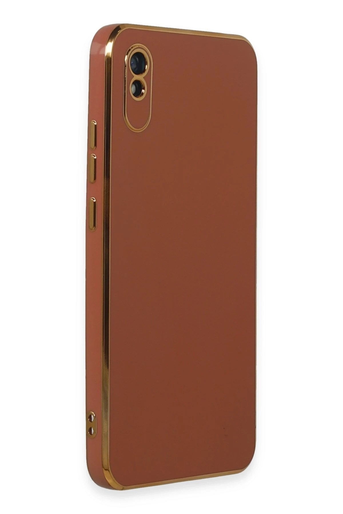 Mey İthalat® Redmi 9A Kılıf Volet Silikon - Kırmızı