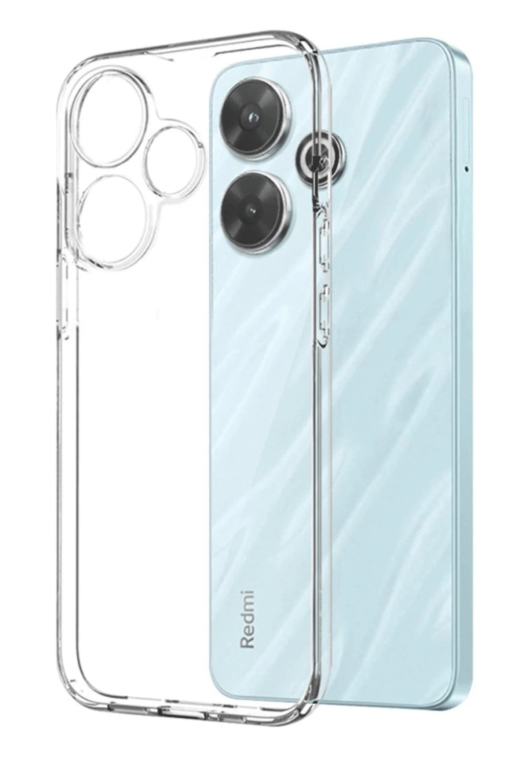 Mey İthalat® Redmi 13 4G Kılıf Lüx Şeffaf Silikon