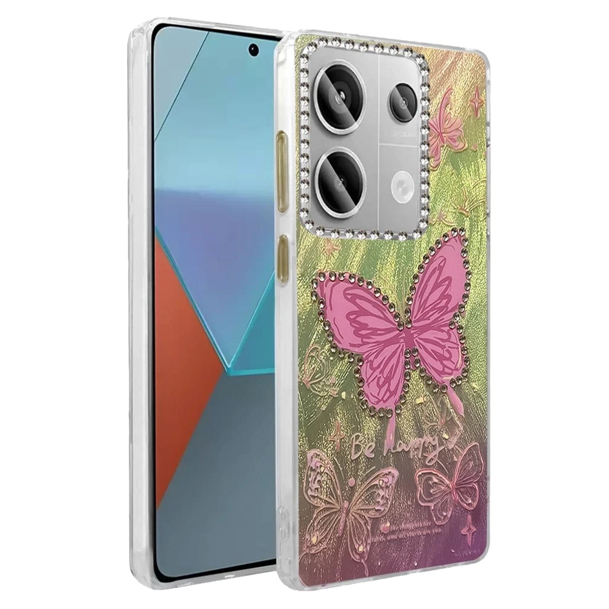 Mey İthalat® Redmi Note 13 Pro 4G Kılıf Blade Aynalı Desenli Kapak - Desen 5