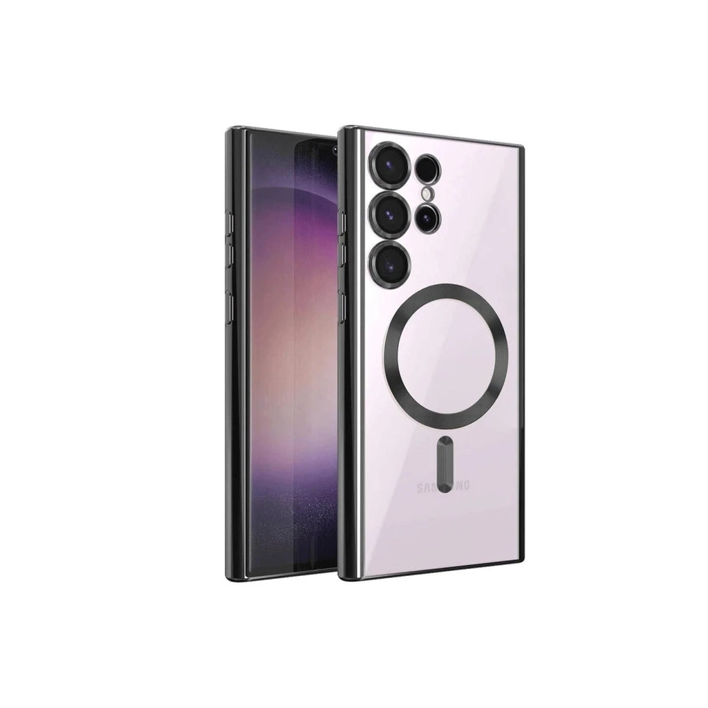 Mey İthalat® Samsung Galaxy S23 Ultra Kılıf Kross Magneticsafe Kapak - Siyah