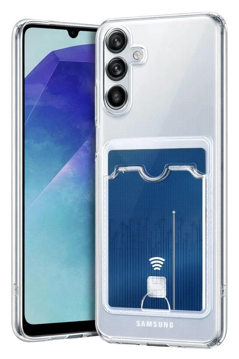 Mey İthalat® Samsung Galaxy A37 5G Kart Şeffaf Silikon - Şeffaf