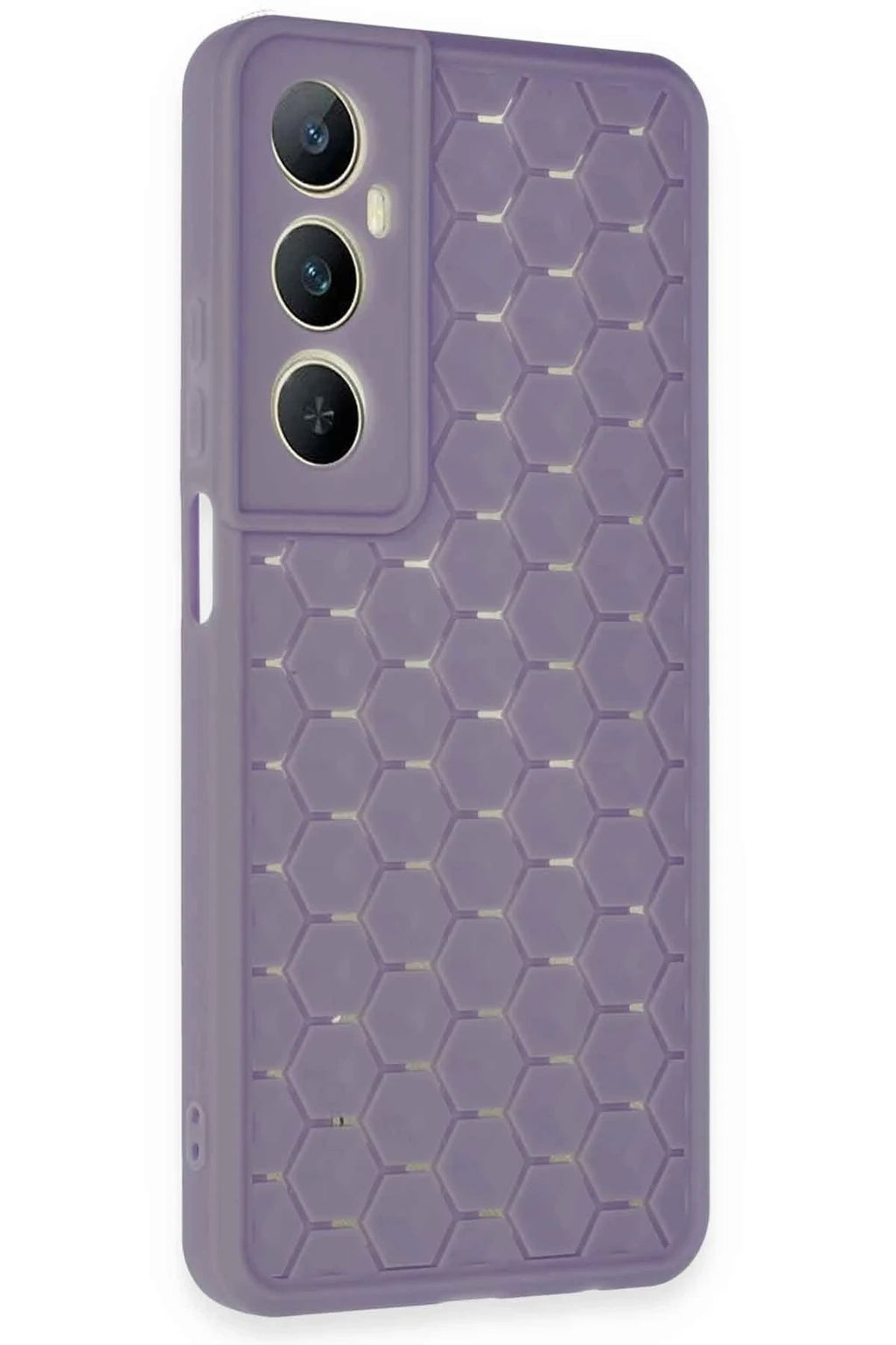 Mey İthalat® Realme C65 Kılıf Petek Silikon Kapak - Lila
