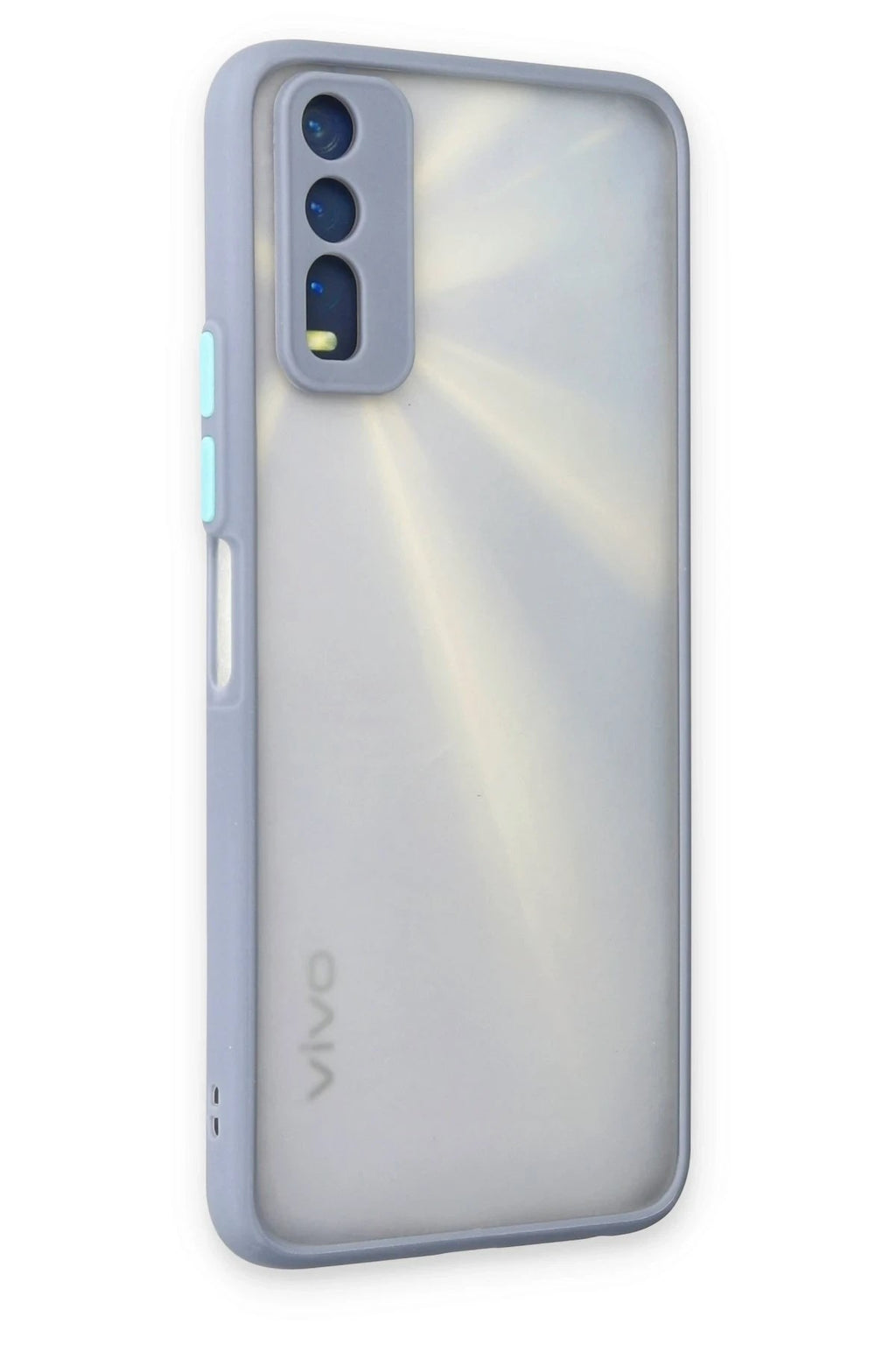 Mey İthalat® Vivo Y11S Kılıf Montreal Silikon Kapak - Gri