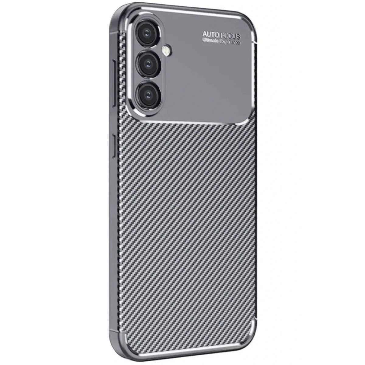 Mey İthalat® Samsung Galaxy A26 Kılıf Auto Focus Karbon Kapak - Gri