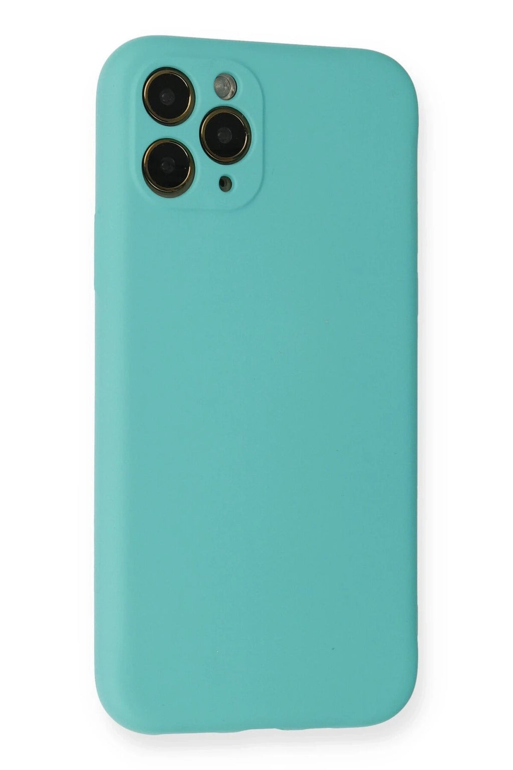 Mey İthalat® iPhone 11 Pro Kılıf Nano içi Kadife Silikon - Turkuaz