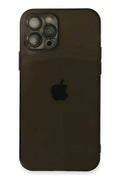 Mey İthalat® iPhone 12 Pro Max Kılıf Fly Lens Silikon - Siyah