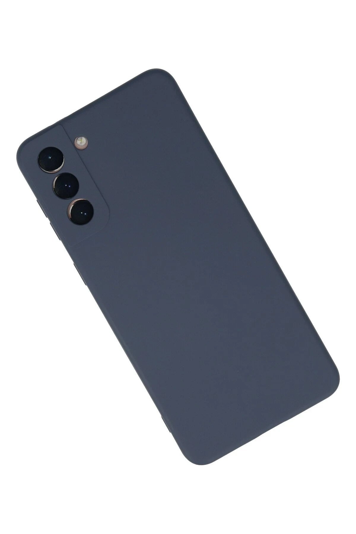 Mey İthalat® Samsung Galaxy S21 Plus Kılıf Nano içi Kadife Silikon - Gri