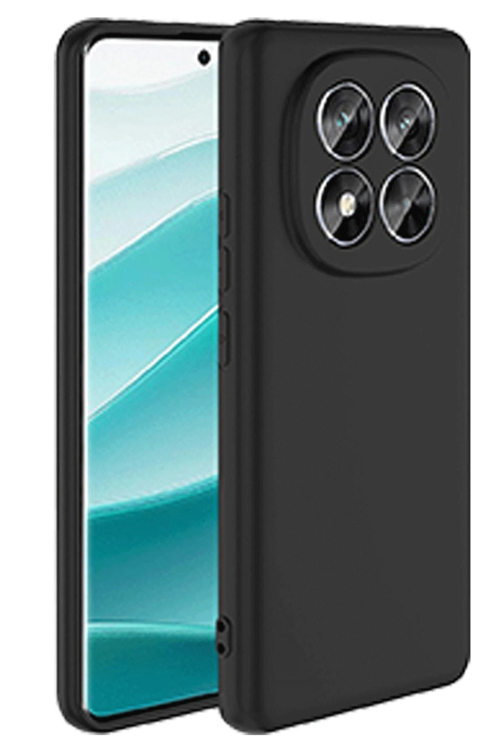 Mey İthalat® Redmi Note 14 Pro 5G Kılıf First Silikon - Siyah