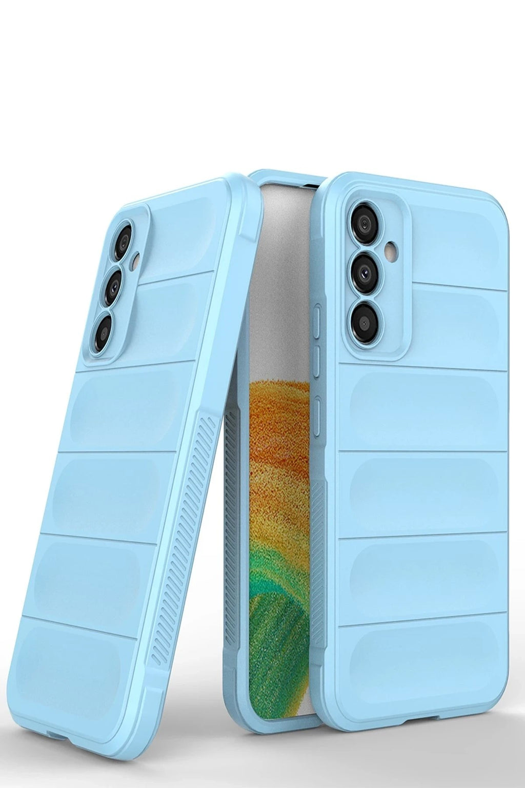 Mey İthalat® Samsung Galaxy M34 5G Kılıf Optimum Silikon - Sky Blue