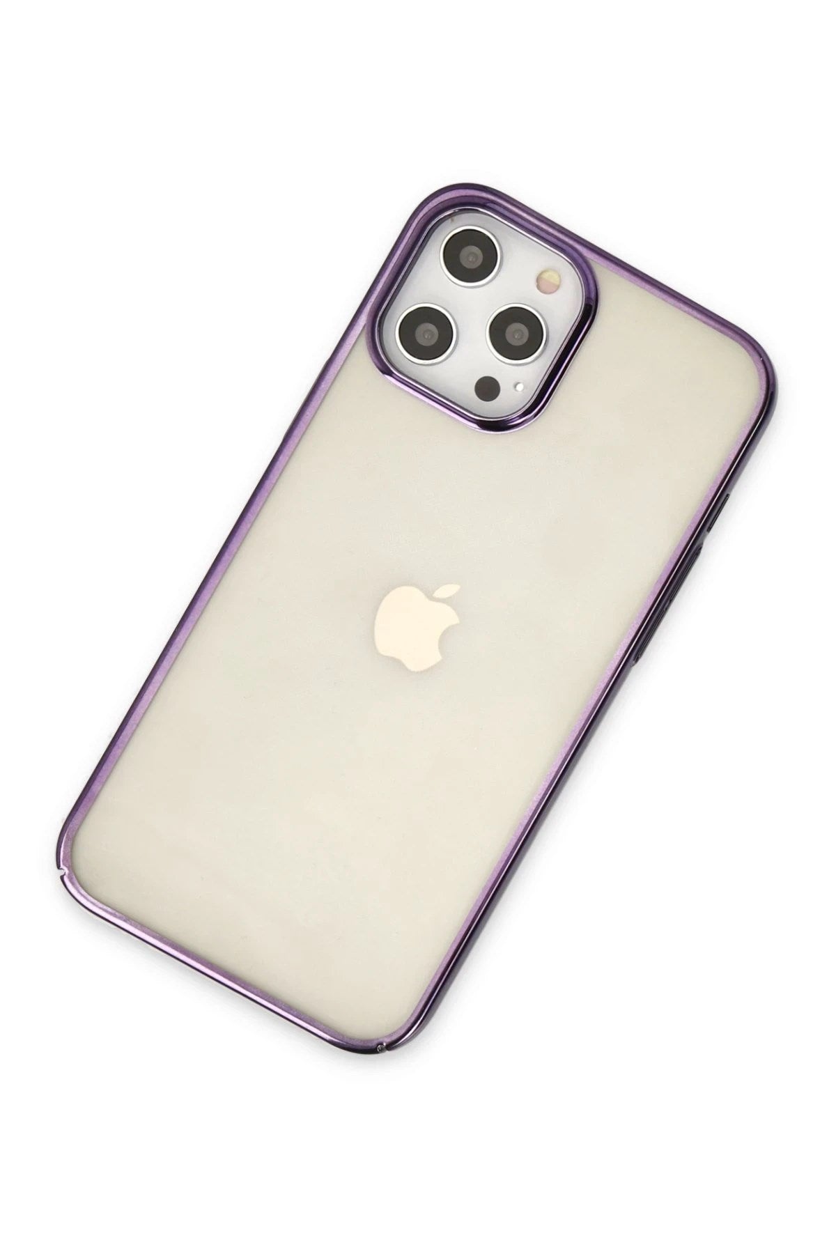 Mey İthalat® iPhone 12 Pro Max Kılıf Element Silikon - Mor