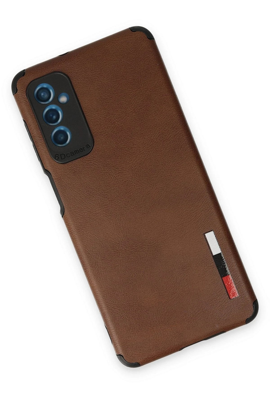 Mey İthalat® Samsung Galaxy M52 5G Kılıf Loop Deri Silikon - Kahverengi