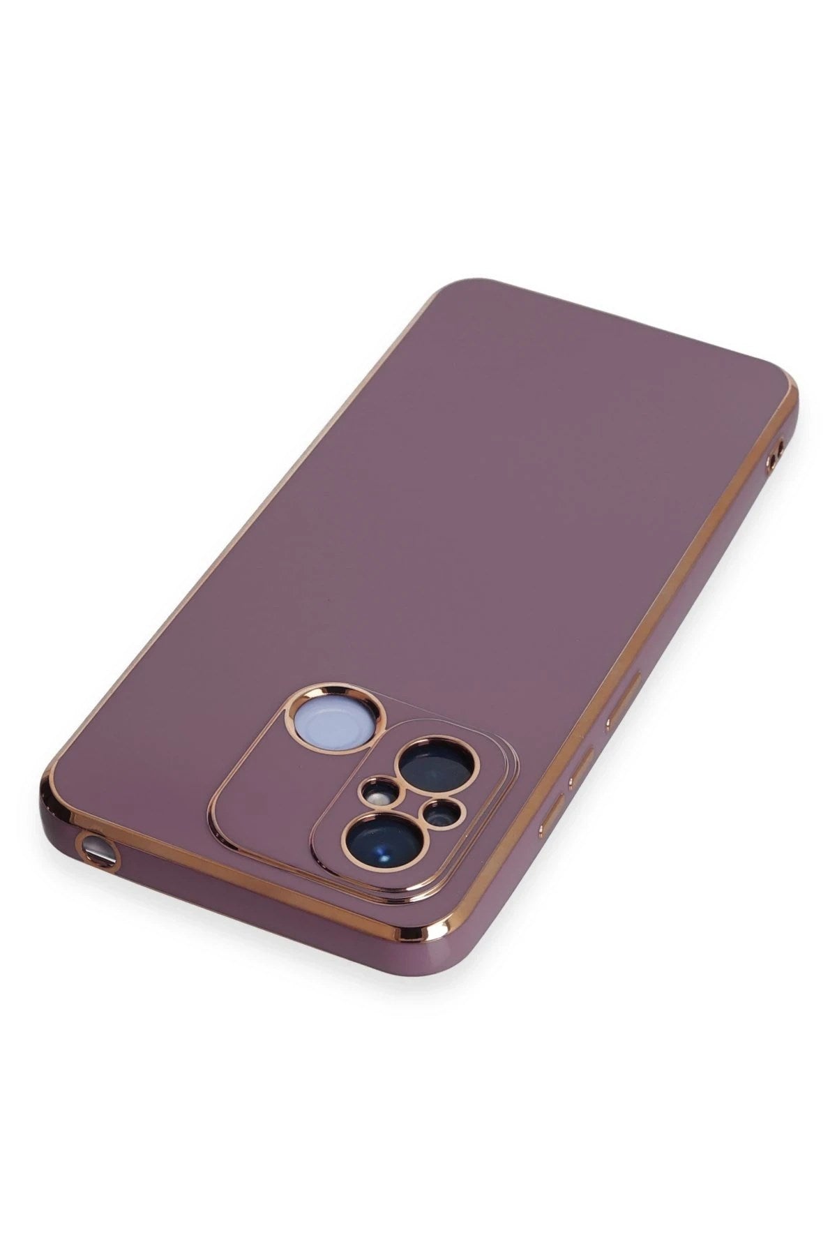 Mey İthalat® Redmi 12C Kılıf Volet Silikon - Mor