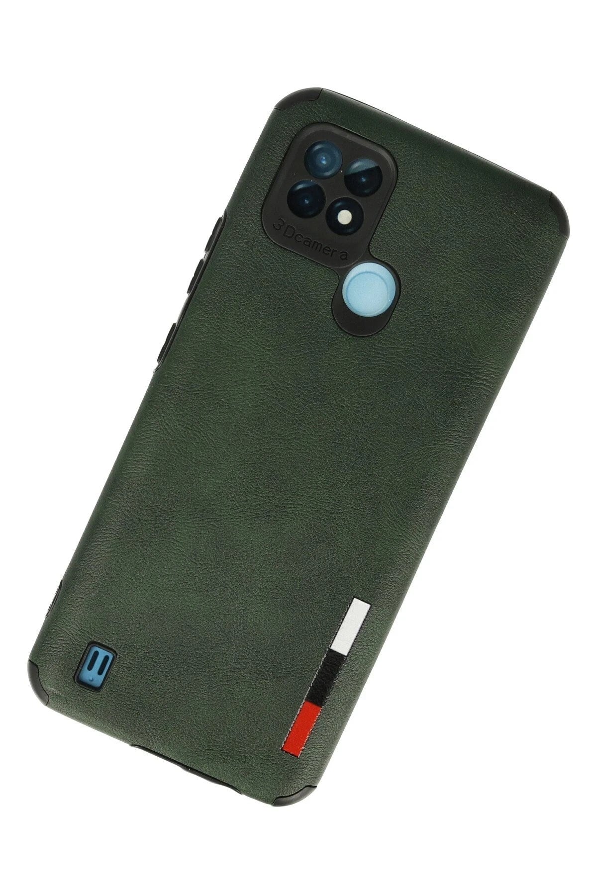 Mey İthalat® Realme C21 Kılıf Loop Deri Silikon - Yeşil