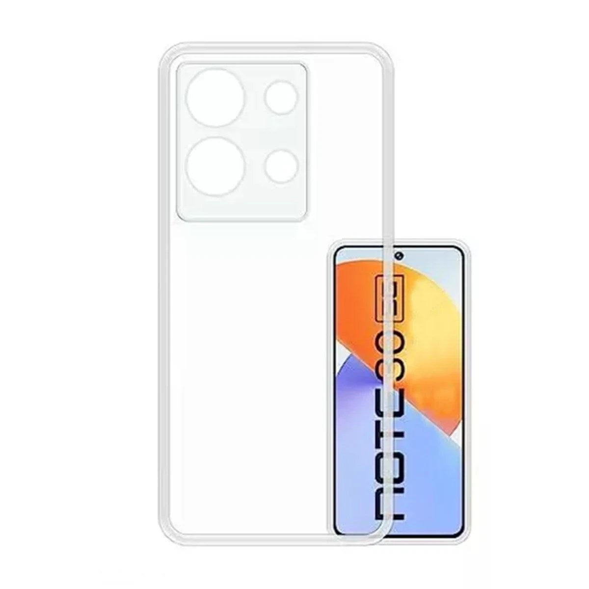 Mey İthalat® İnfinix Note 30 Kılıf Lüx Şeffaf Silikon