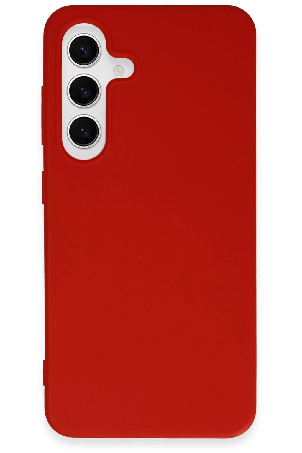 Mey İthalat® Samsung Galaxy S24 Kılıf First Silikon - Kırmızı