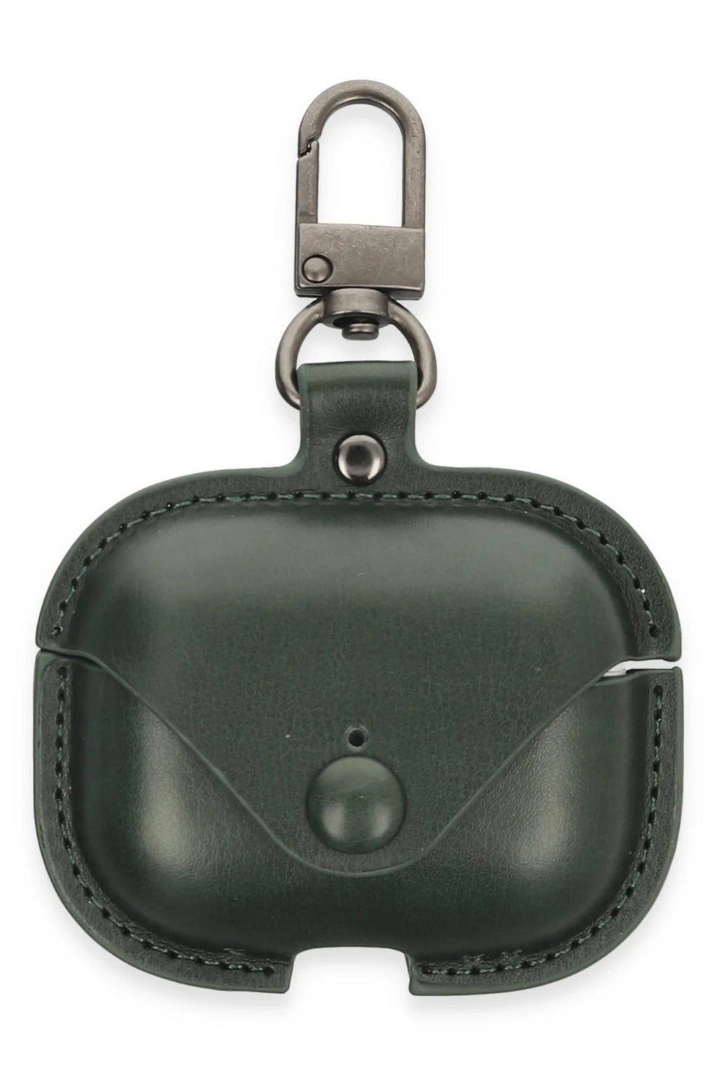 Mey İthalat® Airpods Pro 2 (2.nesil) Çanta Deri Kılıf - Haki Yeşil